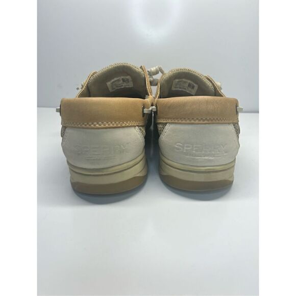 Sperry Top Sider Boat Shoe Women’s Size 9 US / 40EU Rosefish Linen/Oat STS97405 - Picture 4 of 11